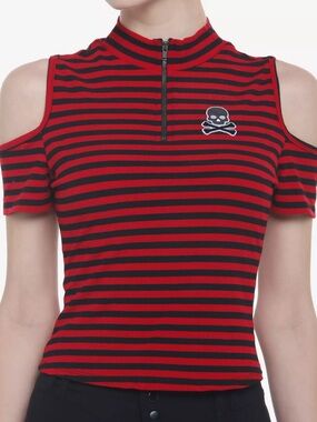 Hot Topic Cold Shoulder Top